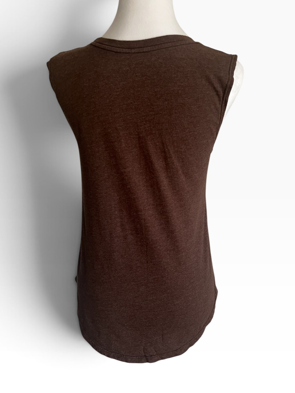 Reserve 84 Brown Longhorn Morocco Graphic Muscle Tank Top XS Western Boho - Picture 5 of 13